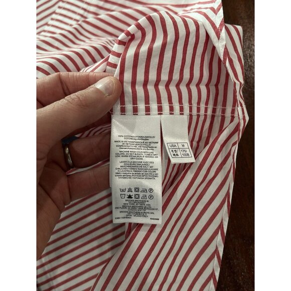 NWT Brooks Brothers American Flag Short Sleeve Shirt Men's Medium Regent Fit $99 - Picture 5 of 6